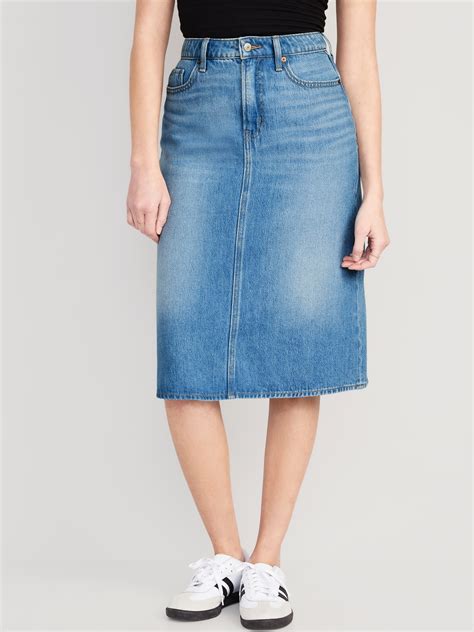 old navy denim skirts